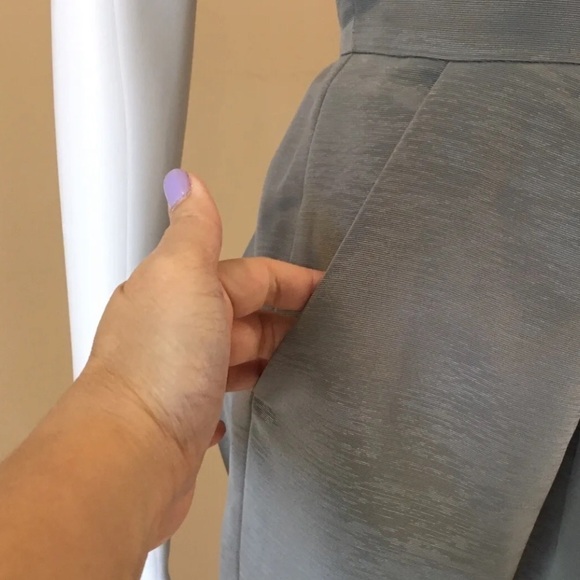 NEW BCBGeneration strapless mini dress solid gray size 4 - Picture 6 of 6